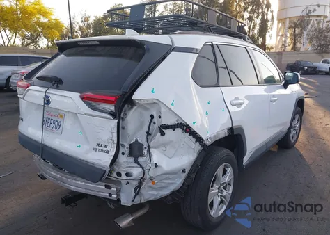 2021 Toyota Rav4 Hybrid Xle from USA, damaged, VIN 4T3RWRFV3MU032813